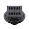 Kibi 4in Tile-In Shower Drain - Matte Black KFD0401BN - alternate 1
